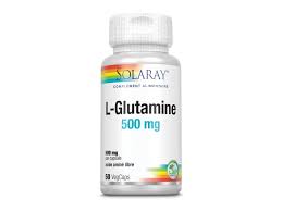 L-Glutamine 500mg 50 unités - santé intestinale - Solaray